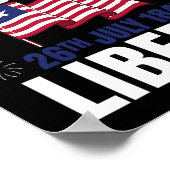 リベリア独立記念日リベリア国旗 ポスター (角)