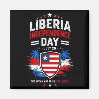 リベリア独立記念日 7月26日 リベリアの国旗 マグネット