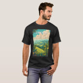 リベリア イラスト 旅行 アート ヴィンテージ Tシャツ (正面フル)