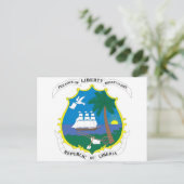 リベリア・コート・オブ・アームズ ポストカード (スタンド正面)