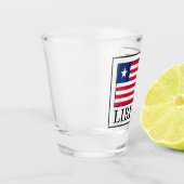 リベリア ショットグラス (左)