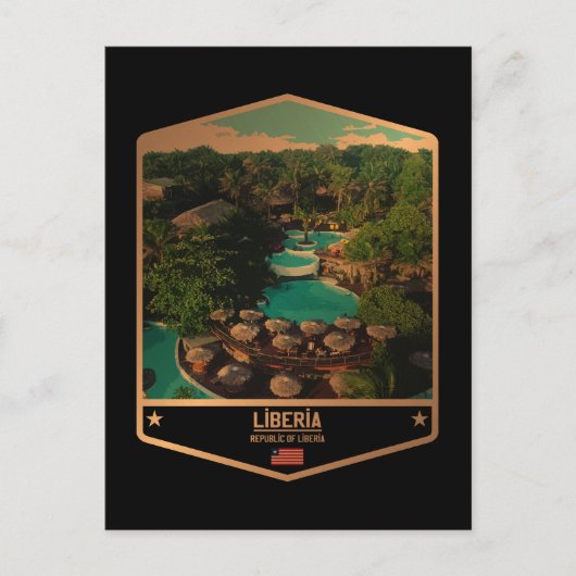 リベリア ポストカード (正面)