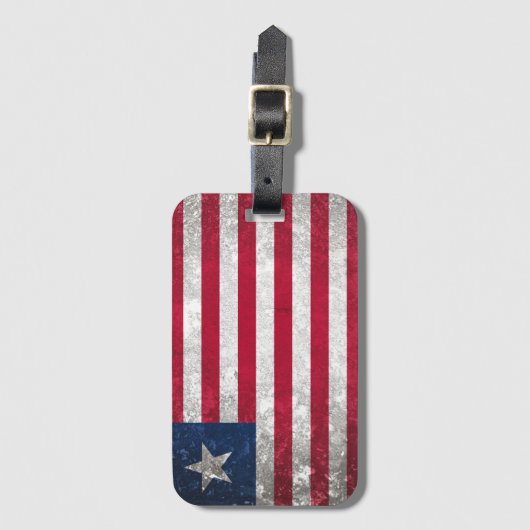 リベリア ラゲッジタグ (正面縦)