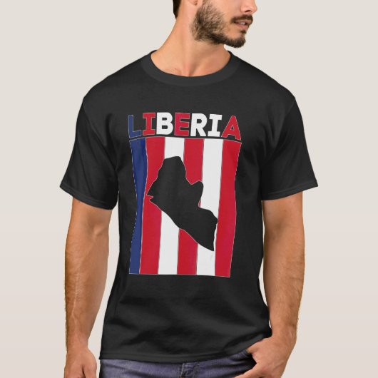 リベリア 国境 Tシャツ (正面)