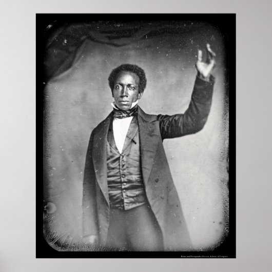 リベリアEd J Roye Daguerreotype 1856 ポスター (正面)