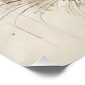 リベルタス・ザ・クーガー｜水彩画のマウンテンライオン ポスター (コーナー)