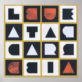 リベルタッドパラキューバ魔法スクエア ポスター