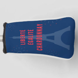 リベルテエガリテシャルドネおもしろいエッフェルタワーワイン ゴルフヘッドカバー