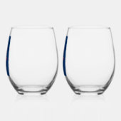 リベルテエガリテシャルドネおもしろいエッフェルタワーワイン ステムなしワイングラス (左)