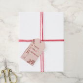 リベルテエガリテシャルドネおもしろいワインイラストレーション ギフトタグ (より糸付き)