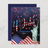 リベルト7月4日付き花火 シーズンカード (正面/裏面)