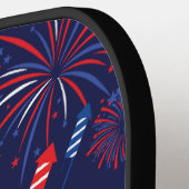 リベルト7月4日付き花火 ピックルボールラケット (左詳細)