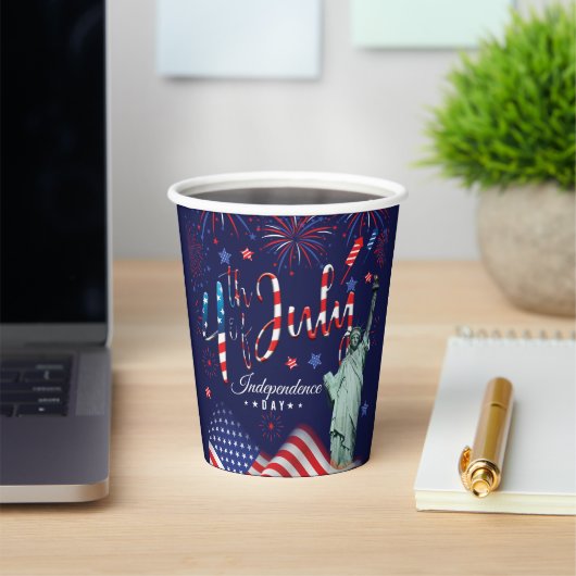 リベルト7月4日付き花火 紙コップ (インサイチュ)