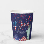 リベルト7月4日付き花火 紙コップ (裏面)