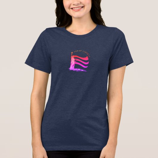 リベルトTシャツの国 トライブレンドTシャツ (正面)