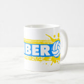 リベロのバレーボール コーヒーマグカップ (正面右)