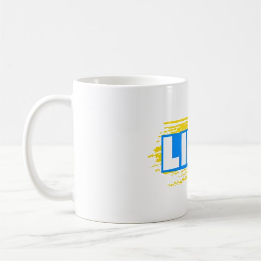 リベロのバレーボール コーヒーマグカップ (左)
