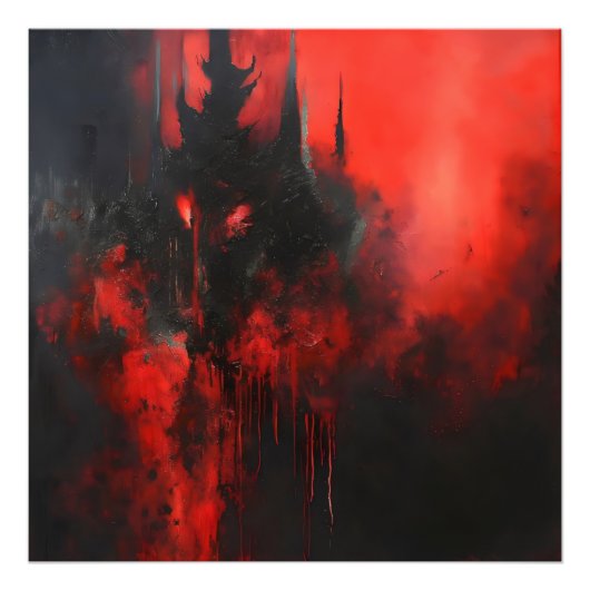 リベンジの象徴抽象芸術アート フォトプリント            (正面)