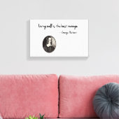 リベンジはリベンジ最高のャ- George Herbert キャンバスプリント (インサイチュ (リビング))