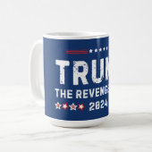 リベンジ・ツアー2024の社長をトランプ コーヒーマグカップ (正面左)