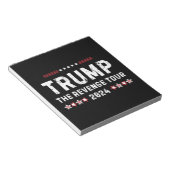 リベンジ・ツアー2024の社長をトランプ ノートパッド (アングル)