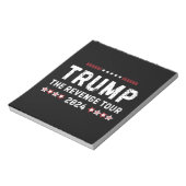 リベンジ・ツアー2024の社長をトランプ ノートパッド (回転)