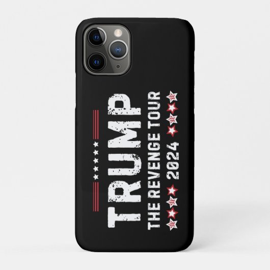 リベンジ・ツアー2024の社長をトランプ Case-Mate iPhoneケース (裏)