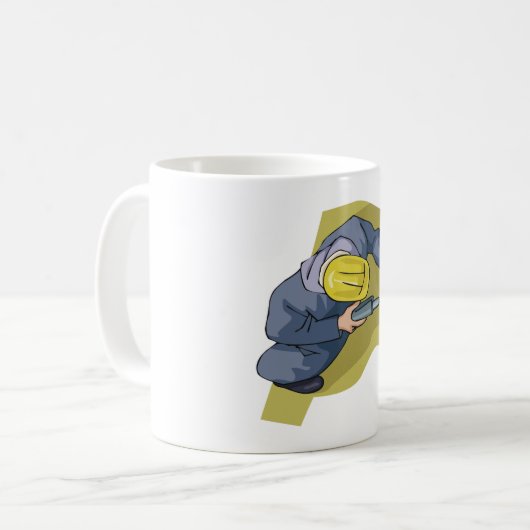 リペアマンコーヒーマグ コーヒーマグカップ (正面左)