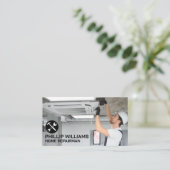 リペアマン固定天井空調ユニット 名刺 (スタンド正面)