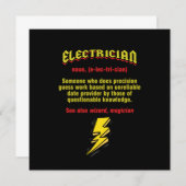 リペアマン電気トレードマン電気 招待状 (正面/裏面)