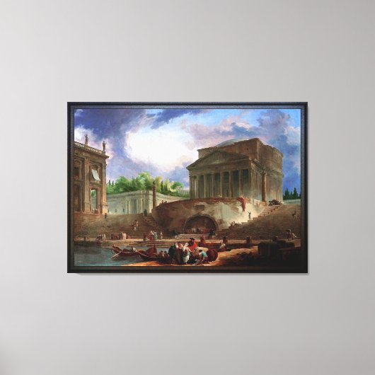 リペッタの見解Hubert Robert キャンバスプリント (正面)