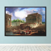 リペッタの見解Hubert Robert キャンバスプリント (インサイチュ (ウッドフロア))