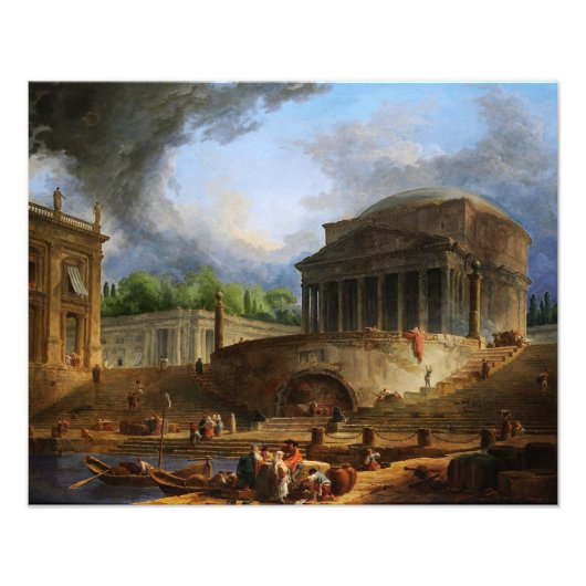 リペッタの見解Hubert Robert フォトプリント (正面)