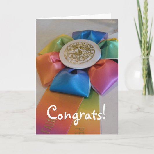 リボカラフルンおめでとう! カード (正面)