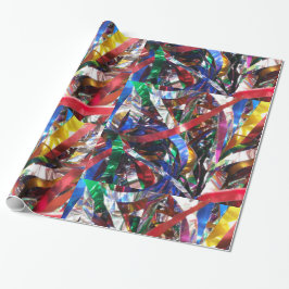 リボカラフルン ラッピングペーパー