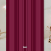 リボスタイリッシュンズクリスマスパープルマゼンタ写真 シーズンカード