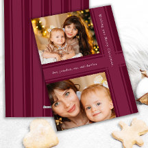 リボスタイリッシュンズクリスマスパープルマゼンタ写真