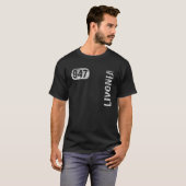 リボニア ミシガン 947 市外局番 ヴィンテージ レトロ Tシャツ (正面フル)