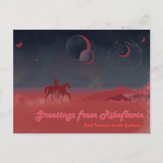 リボフラビン葉書 ポストカード (正面)