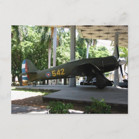リボルチオン飛行機 ポストカード (正面)