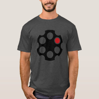 リボルバーに込められた銃弾 おもしろTシャツ Tシャツ