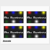 リボルバーステッカー 長方形シール (シート)