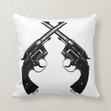 リボルバー//の交差させた旧式なヴィンテージは黒で撃ちます