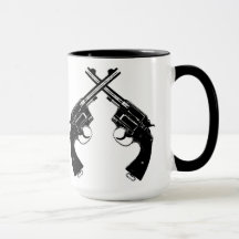 リボルバー//の交差させた旧式なヴィンテージは黒で撃ちます