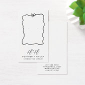 リボンお洒落手作りジュエリー表示カード (デスク)