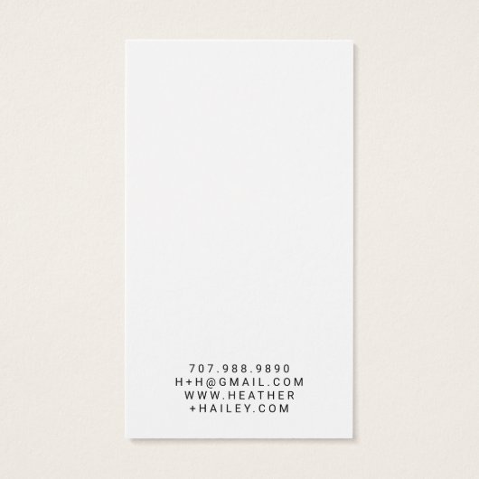 リボンお洒落手作りジュエリー表示カード (裏面)