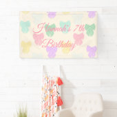 リボンかわいらしボウイラストレーション 横断幕 (インサイチュ)