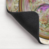 リボンが付いている抽象的な泡曼荼羅 マウスパッド (コーナー)