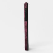 リボンが付いている赤いビロード Case-Mate iPhoneケース (裏面/左)
