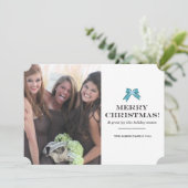 リボンとクリスマス シーズンカード (スタンド正面)